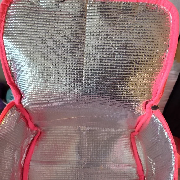 Victoria's Secret Pink and Yellow Beach Angel Crossbody Lunch Bag - Picture 6 of 7